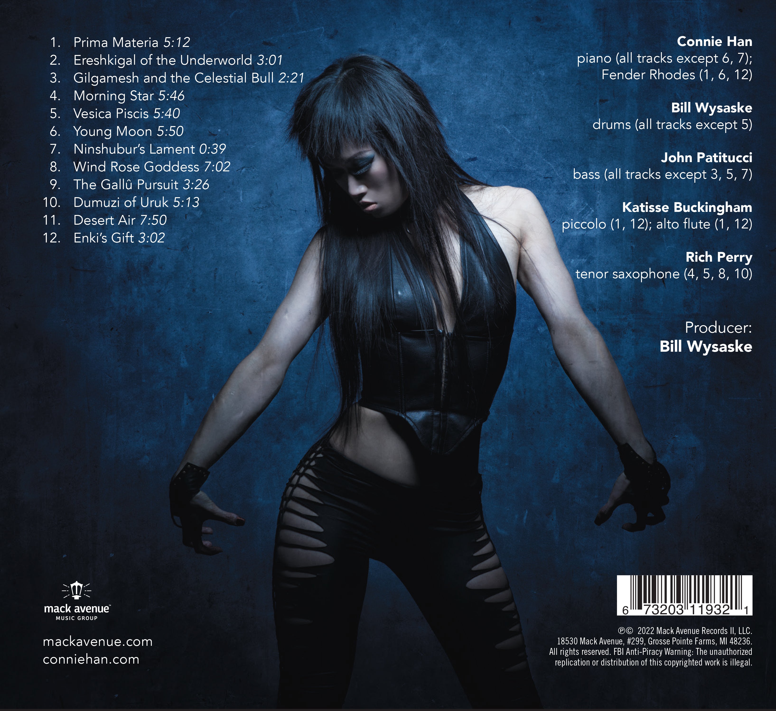 Mack Avenue Connie Han Secrets of Inanna CD piano jazz