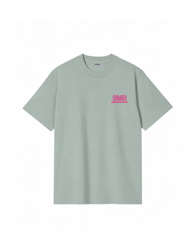 Soul Express Selecta SMS T-shirt grigia oversize in cotone