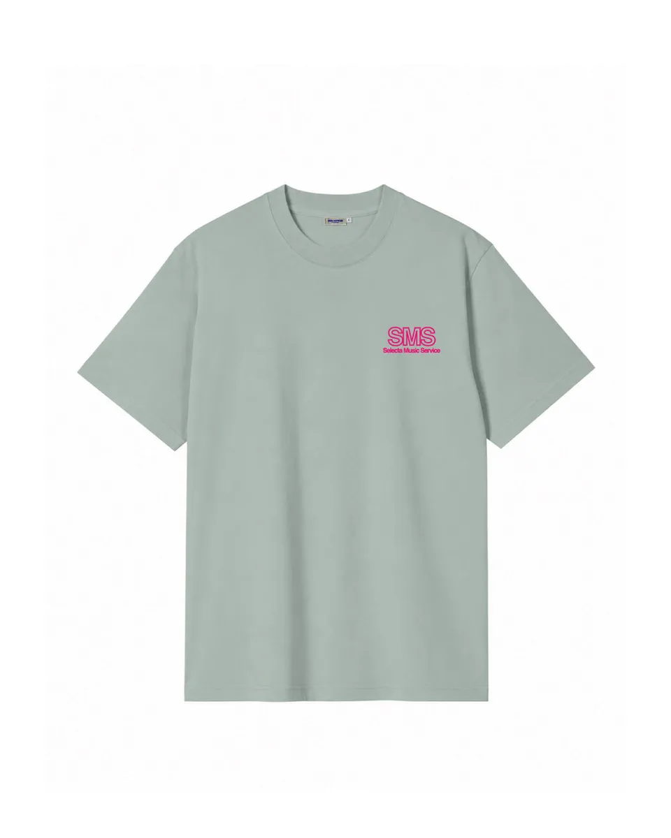 Soul Express Selecta SMS T-shirt grigia oversize in cotone