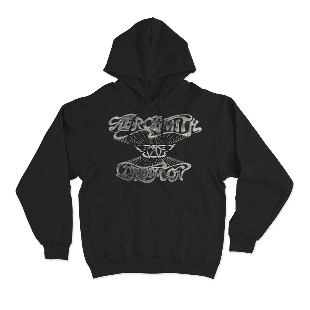Aerosmith Dream On felpa con cappuccio nera unisex