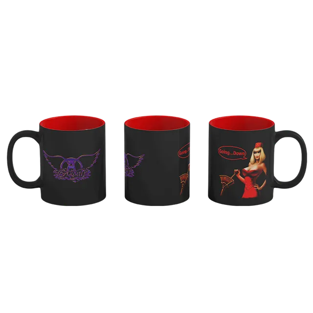 Aerosmith Love In An Elevator tazza mug 11oz Going Down