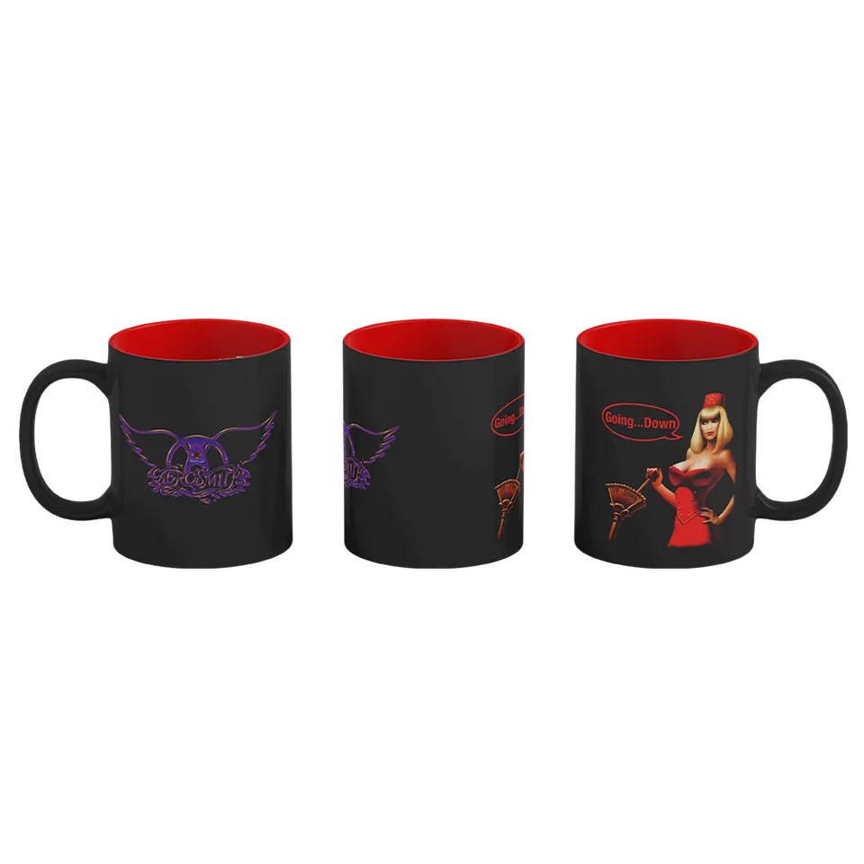 Aerosmith Love In An Elevator tazza mug 11oz Going Down