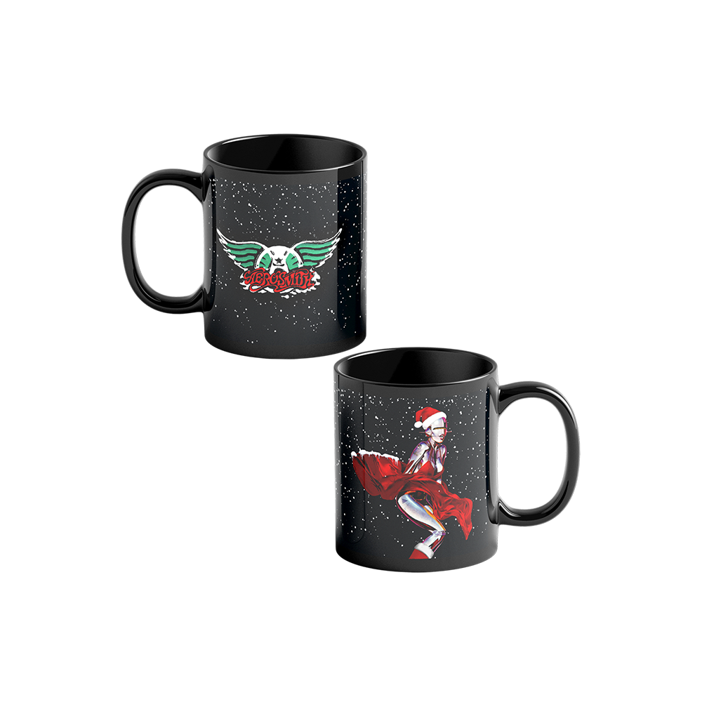 Aerosmith Just Push Play tazza natalizia nera