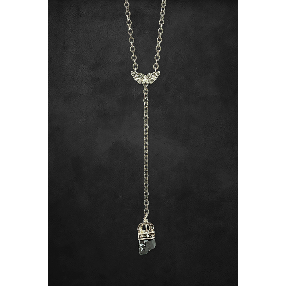 Aerosmith Deuces Are Wild collana argento teschio