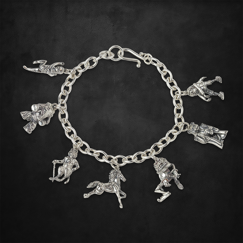 Aerosmith Toys in the Attic bracciale charm argento