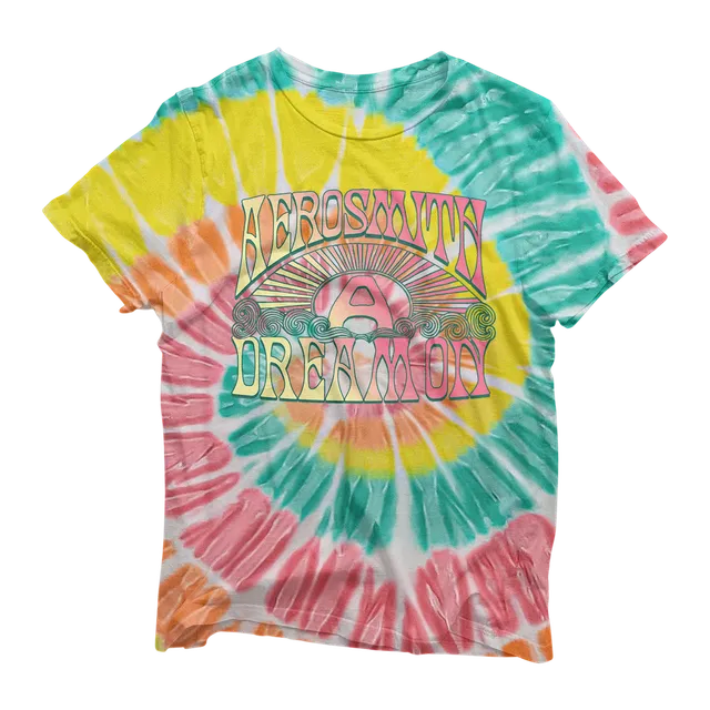 Aerosmith Dream On t-shirt tie dye