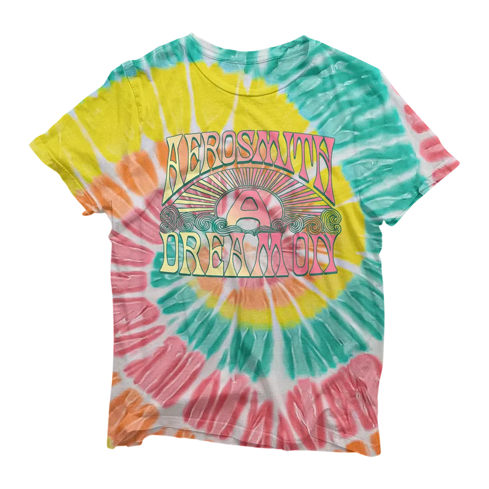 Aerosmith Dream On t-shirt tie dye