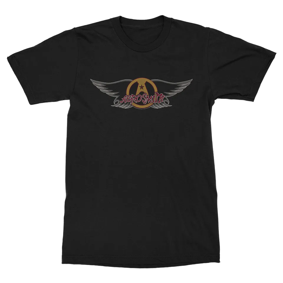Aerosmith Vintage Wings maglietta nera unisex