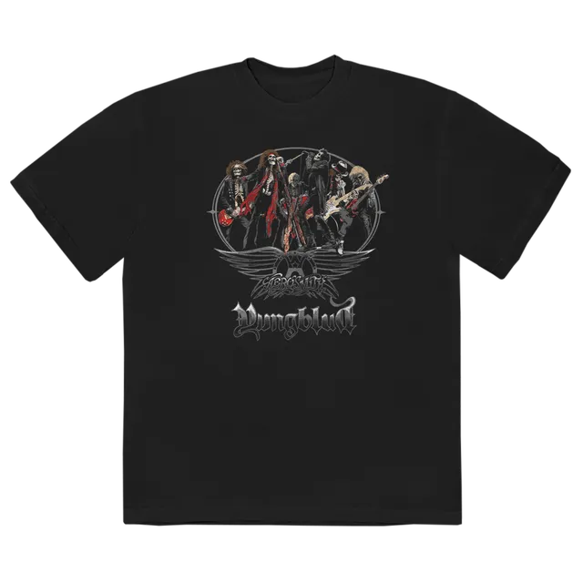 Aerosmith One More Time Skeleton maglietta nera cotone