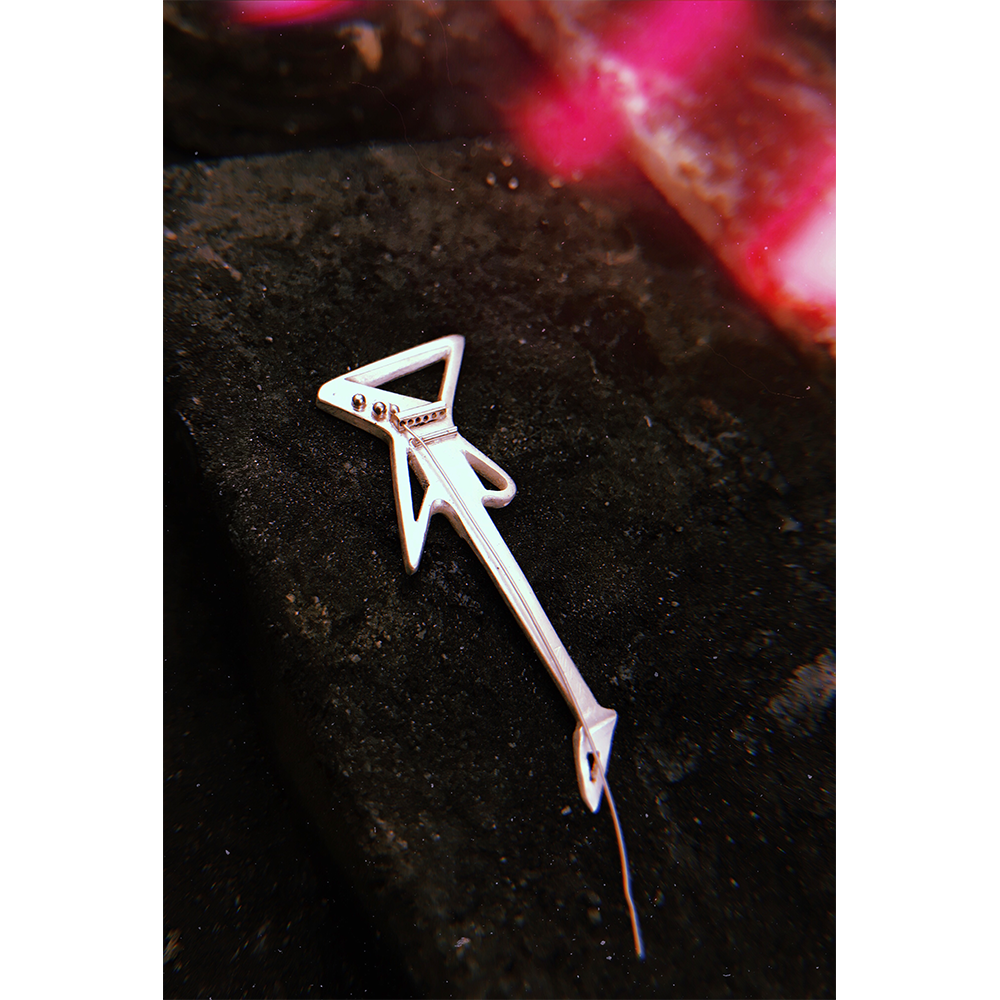 Aerosmith Blade Runner ciondolo chitarra in argento