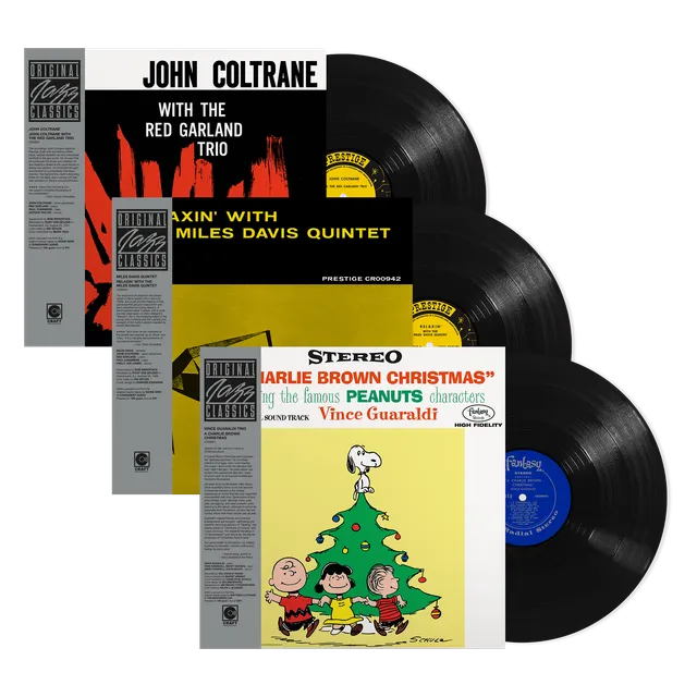 Original Jazz Classics Series bundle 3 vinili 180g Coltrane Miles Guaraldi