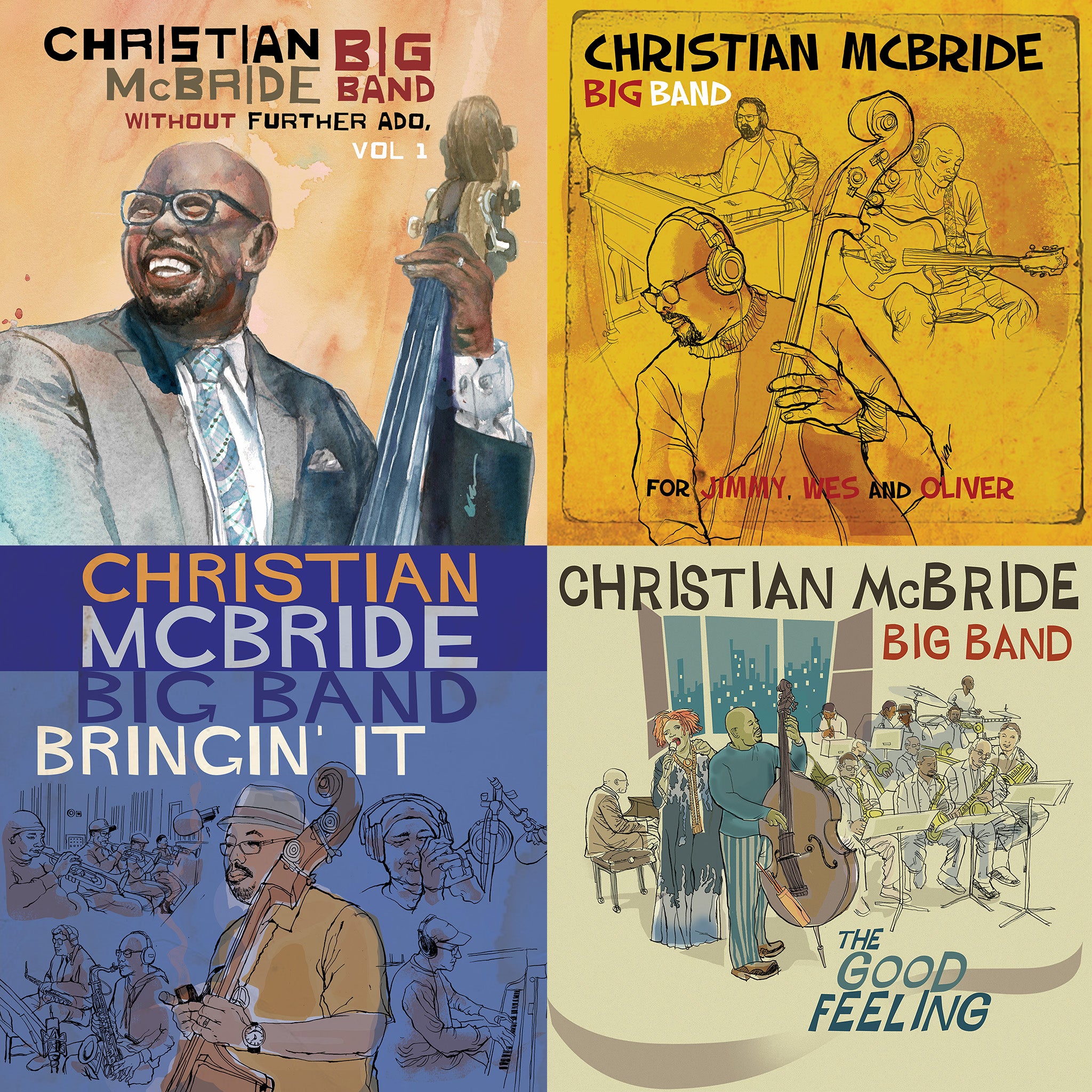 Christian McBride Big Band bundle 3 CD jazz