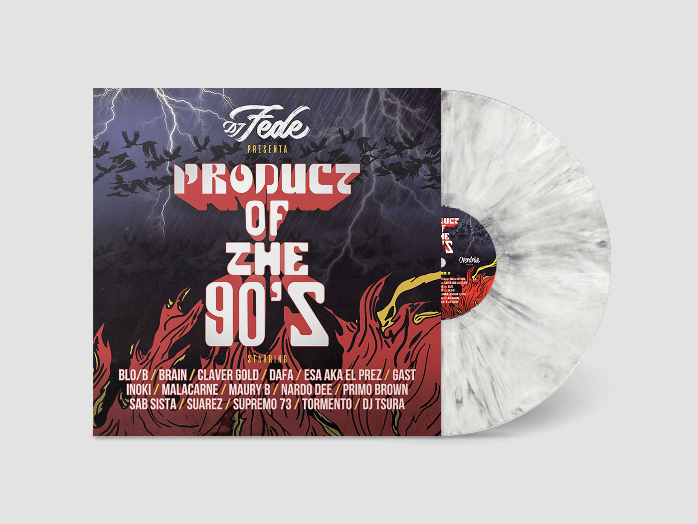 Overdrive Records Product of the 90s LP