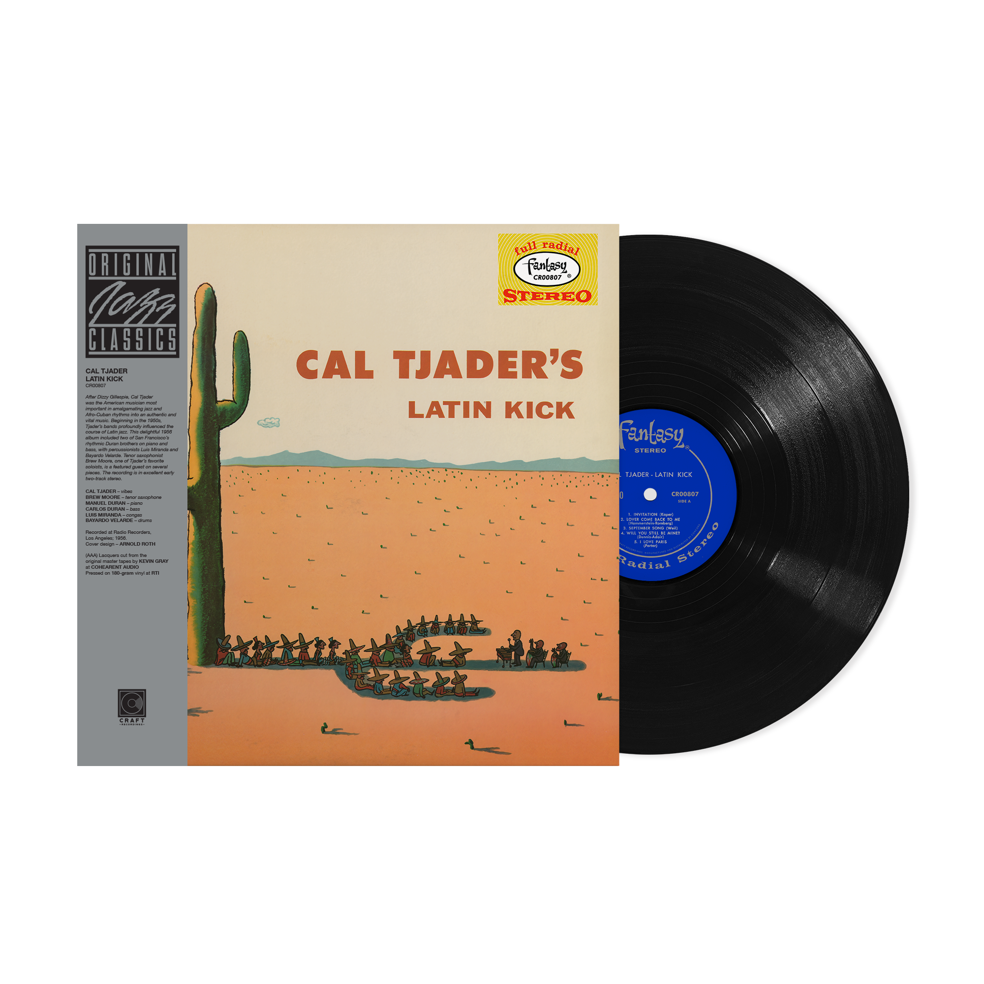 Original Jazz Classics Latin Kick Cal Tjader vinile LP 180g