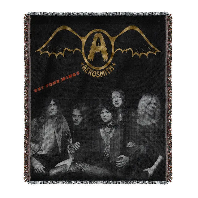 Aerosmith Get Your Wings coperta cotone 127x152