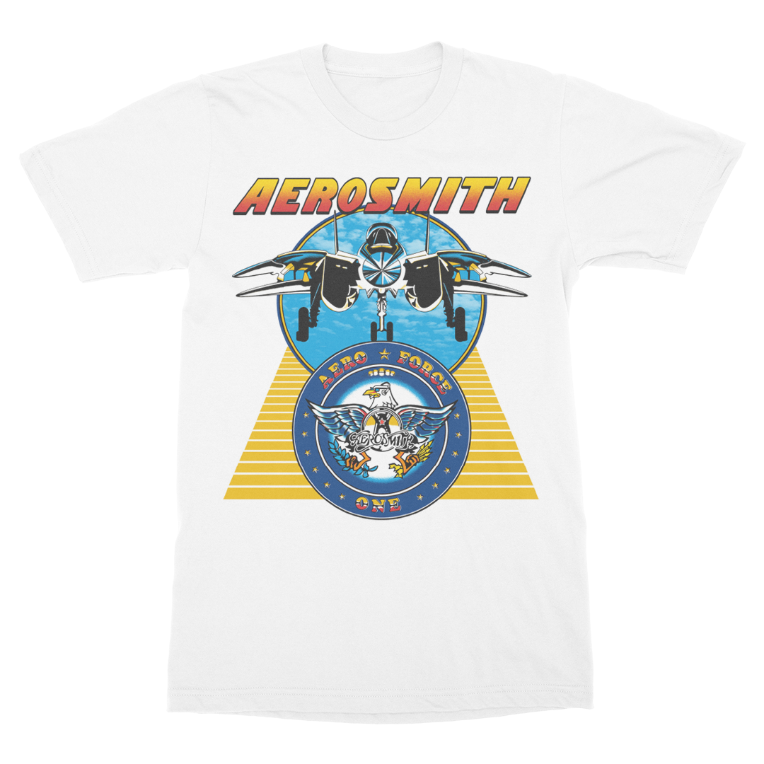 Aerosmith Done With Mirrors Tour 1986 t-shirt bianca