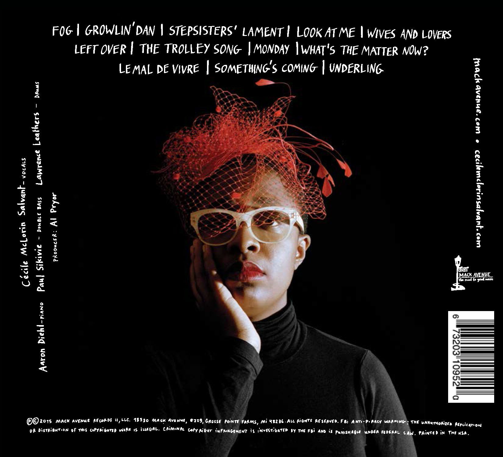 Mack Avenue Cécile McLorin Salvant For One To Love CD vocale