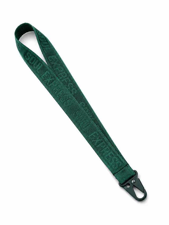 Soul Express Logo lanyard verde jacquard