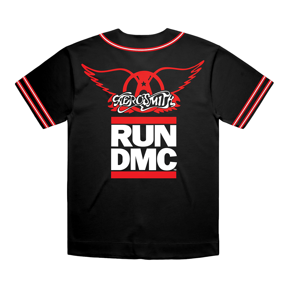 Aerosmith x Run DMC Walk This Way maglia baseball