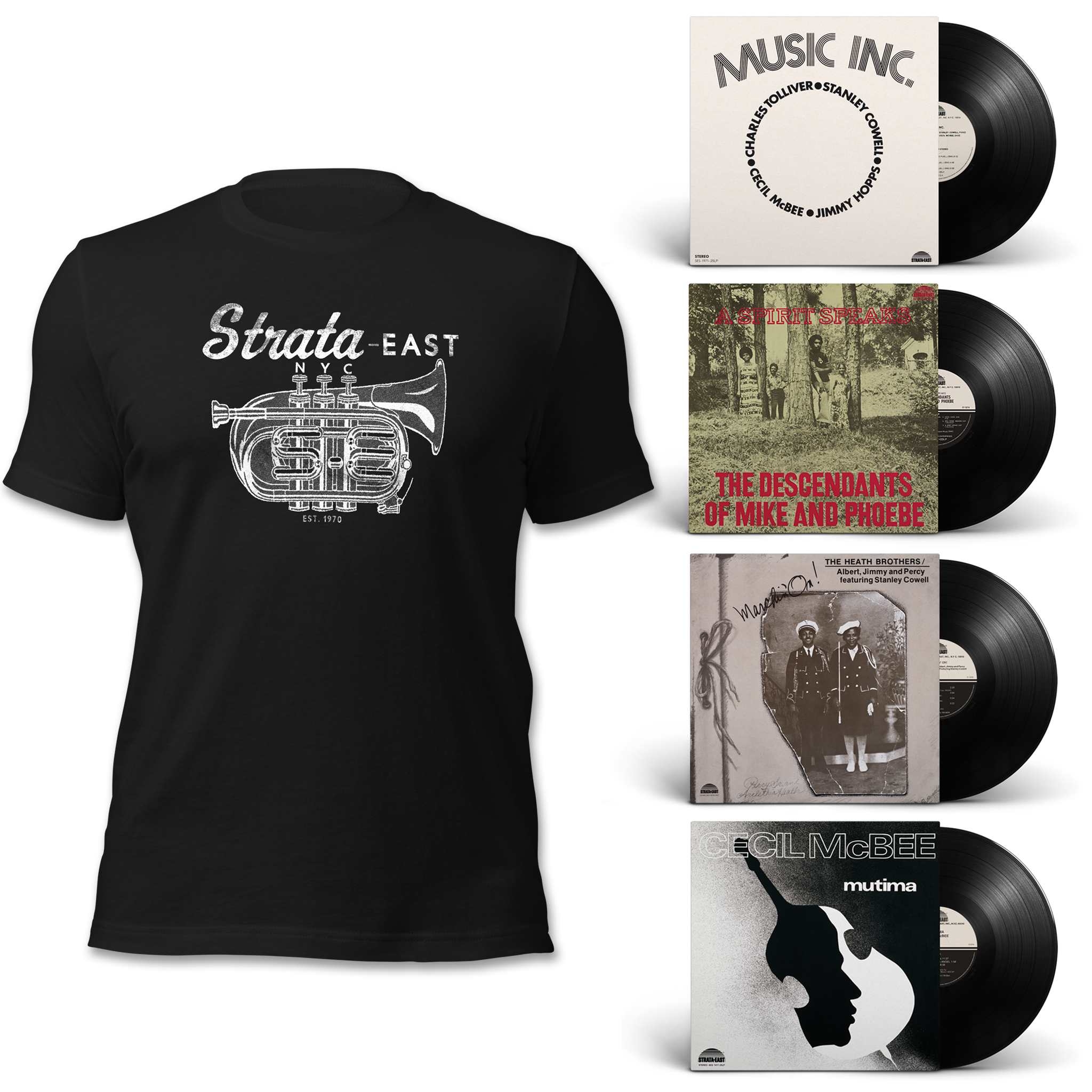 Strata-East LP Fan Bundle 2 vinili 180g + maglietta
