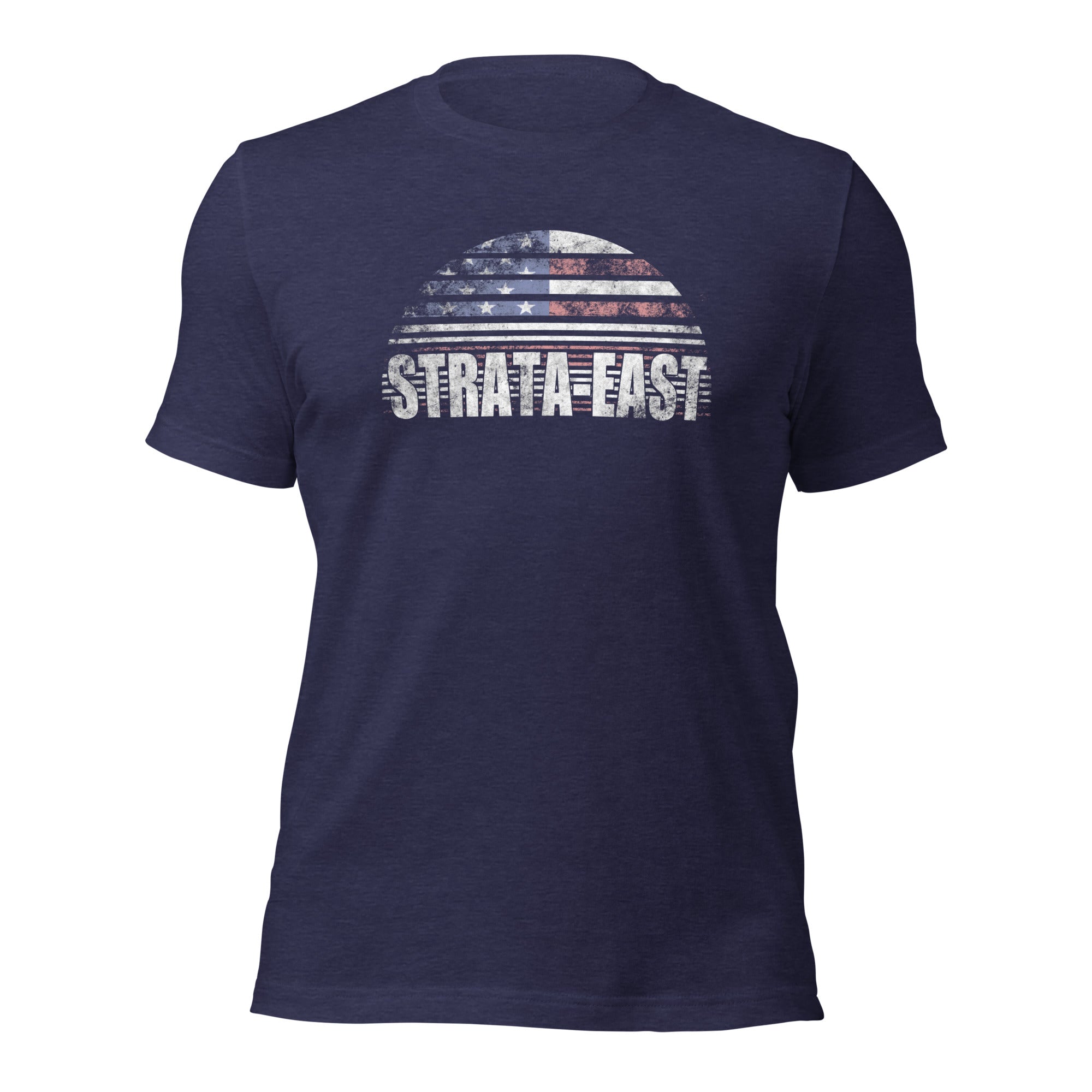 Strata-East American Flag t-shirt cotone nera