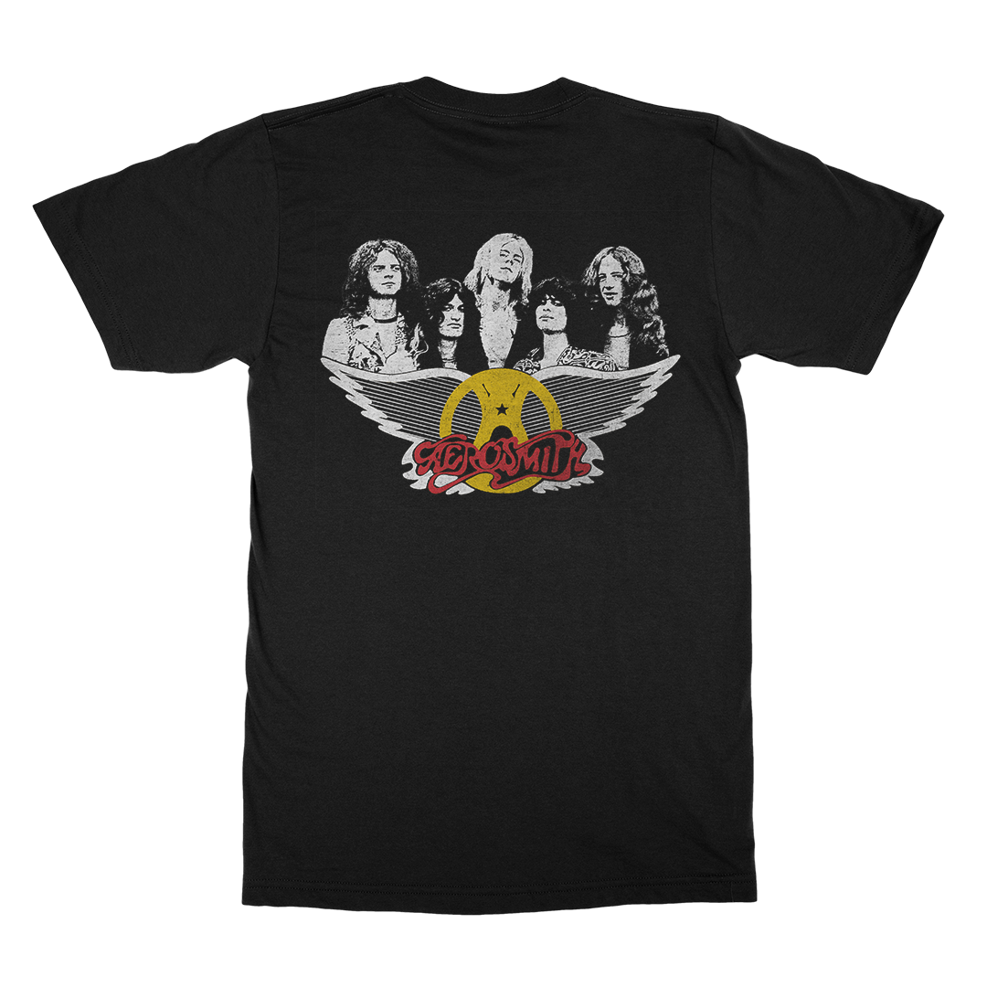 Aerosmith Live At The Summit maglietta nera unisex