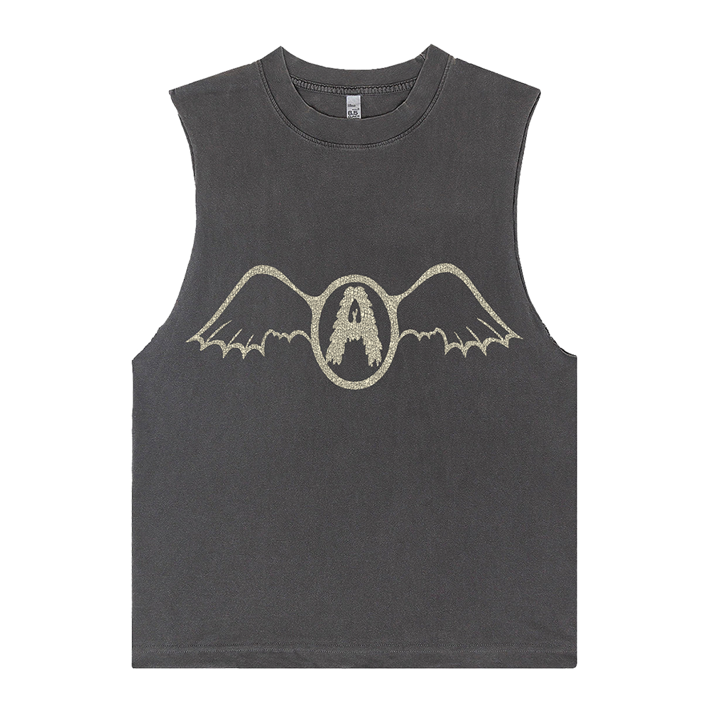 Aerosmith Get Your Wings canotta grigia senza maniche