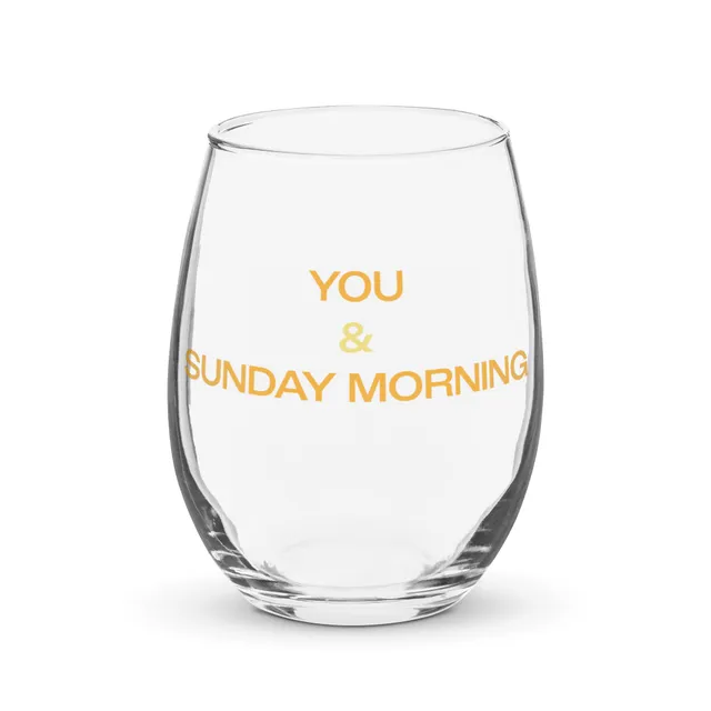 Kirk Whalum You & Sunday Morning calice vino 443 ml vetro