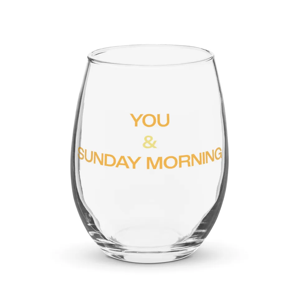 Kirk Whalum You & Sunday Morning calice vino 443 ml vetro