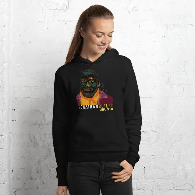 Jonathan Butler Ubuntu felpa cappuccio unisex nera
