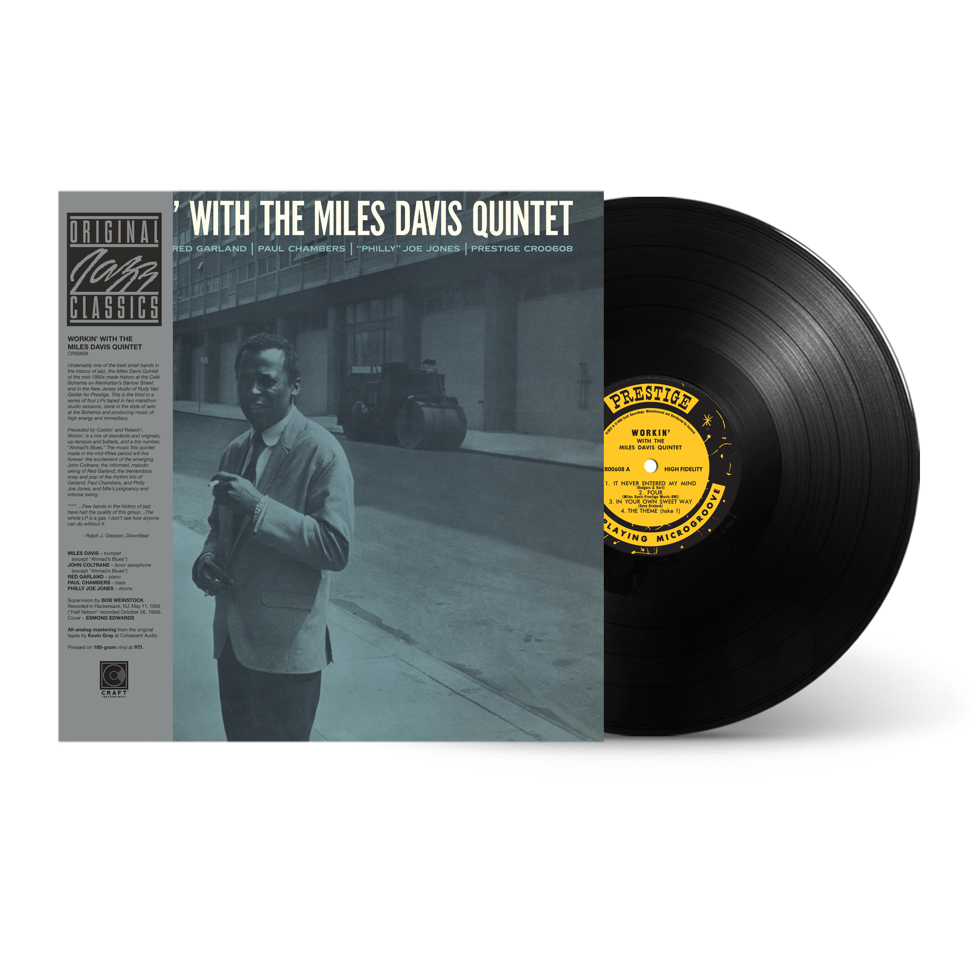 Original Jazz Classics Series Workin' vinile 180g analogico
