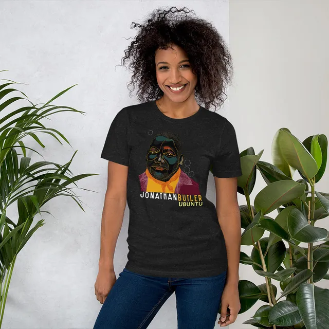 Jonathan Butler Ubuntu maglietta unisex cotone nera
