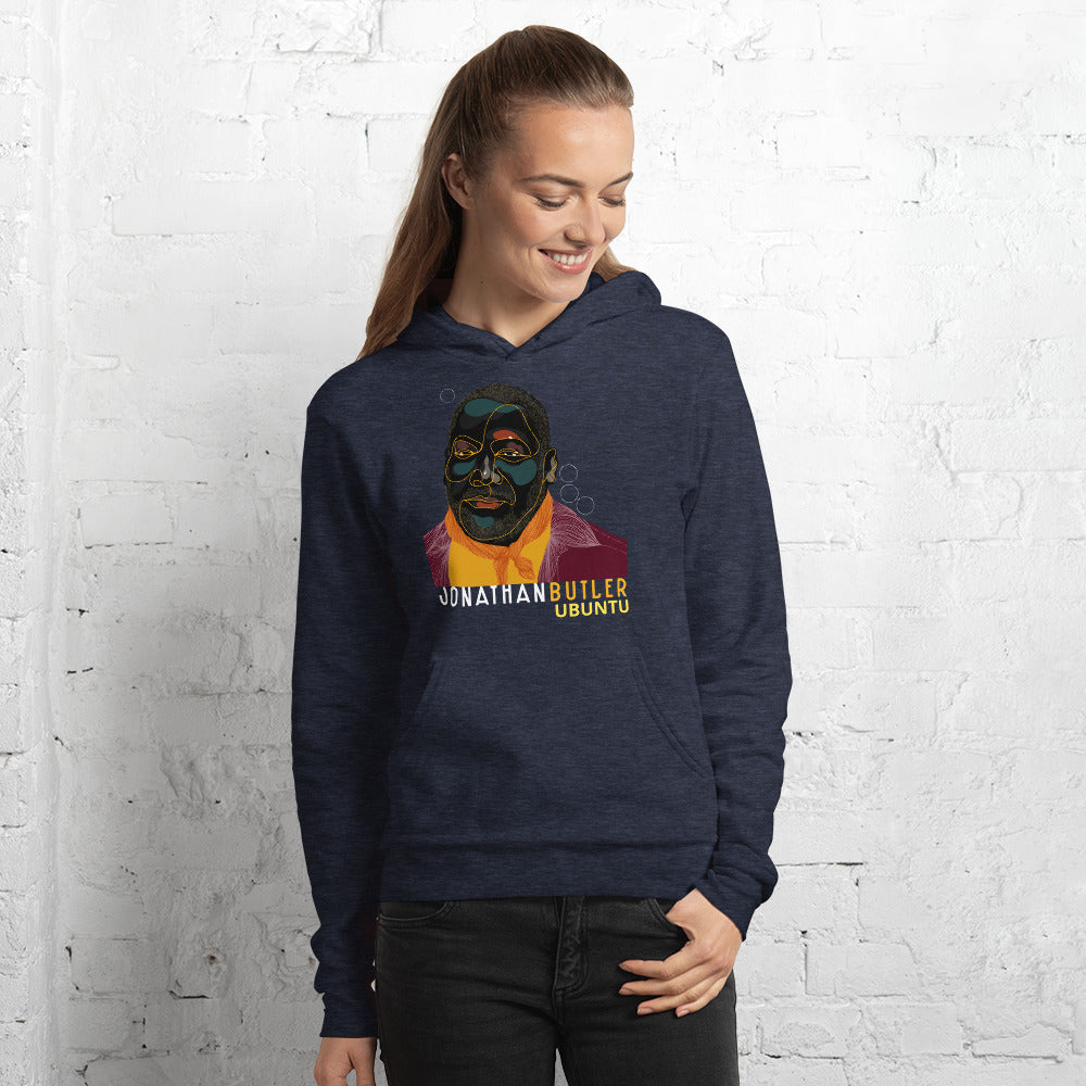 Jonathan Butler Ubuntu felpa cappuccio unisex nera