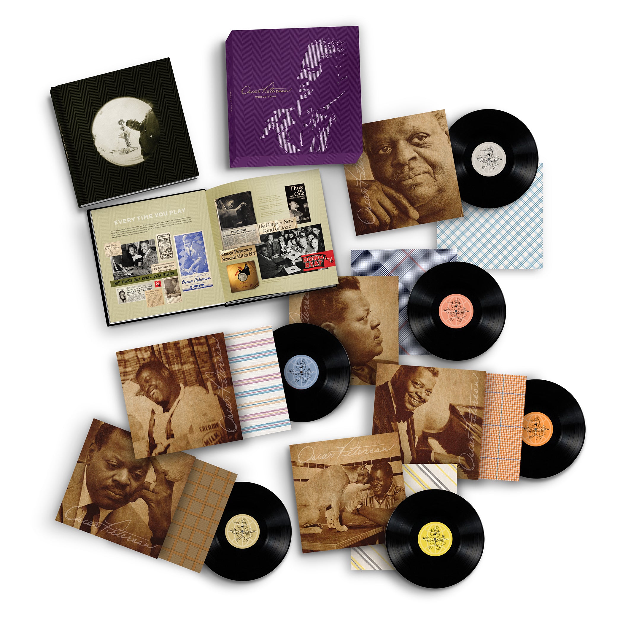 Oscar Peterson World Tour cofanetto 6 vinili live 180g