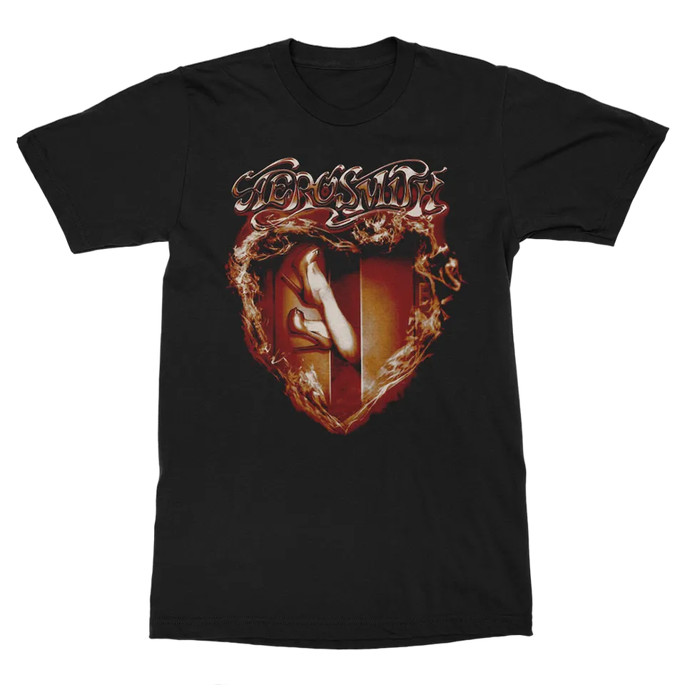 Aerosmith Heart On Fire t-shirt nera