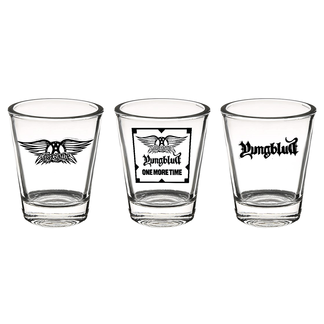 Aerosmith One More Time set 3 bicchierini shot 2oz