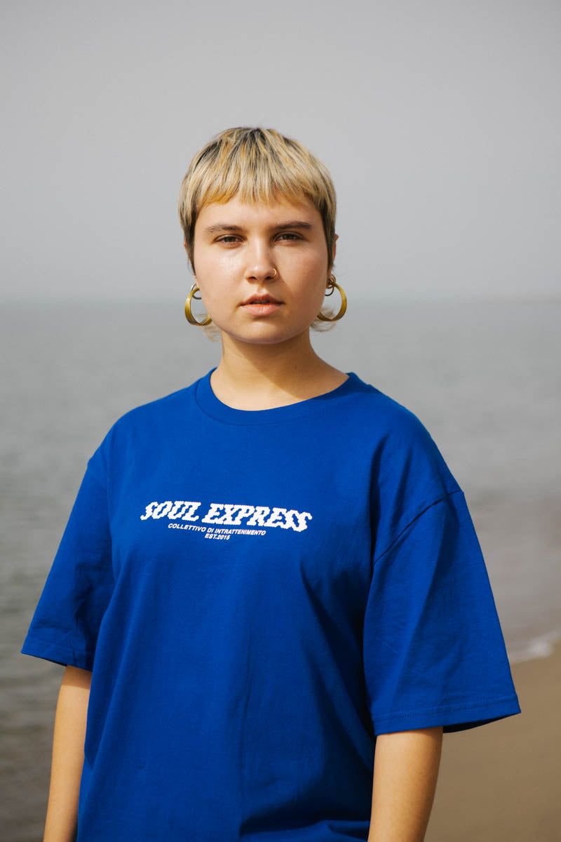 Soul Express Records Pixel Express t-shirt blu pixel unisex
