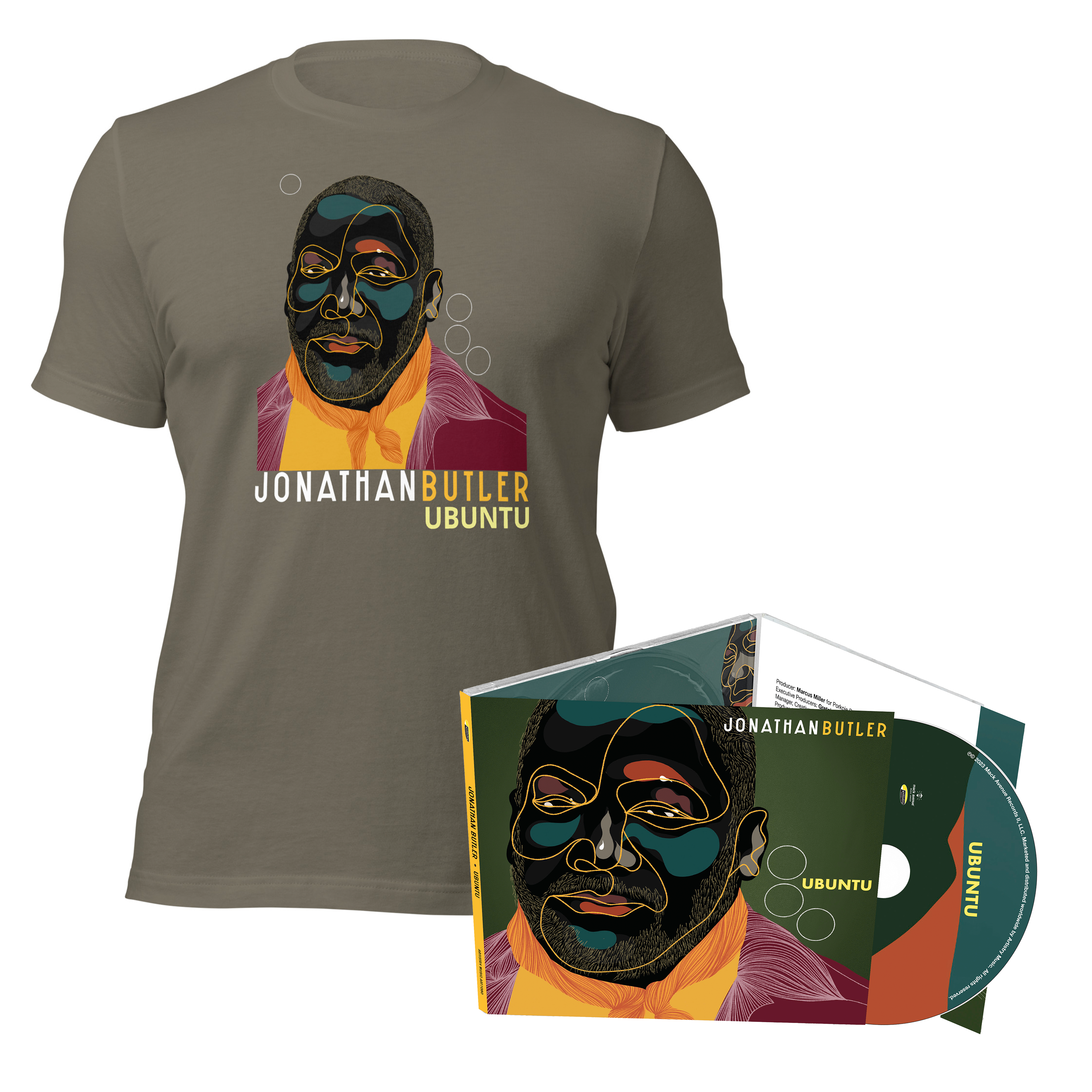 Jonathan Butler Ubuntu bundle con maglietta unisex