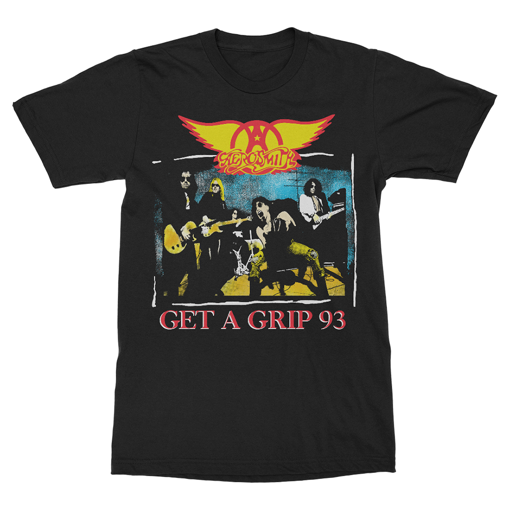 Aerosmith Get A Grip 93 maglietta nera tour 1993