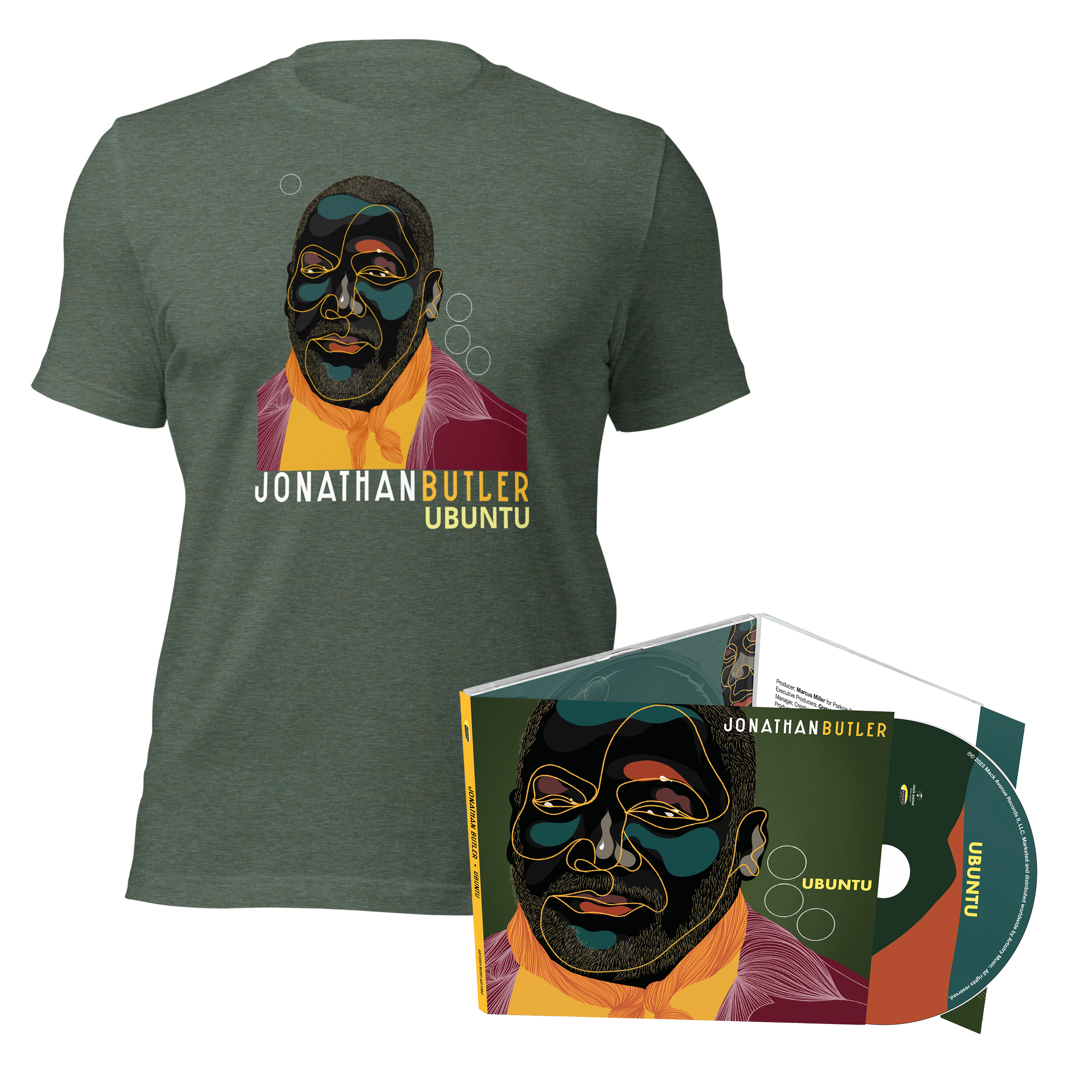 Jonathan Butler Ubuntu bundle con maglietta unisex