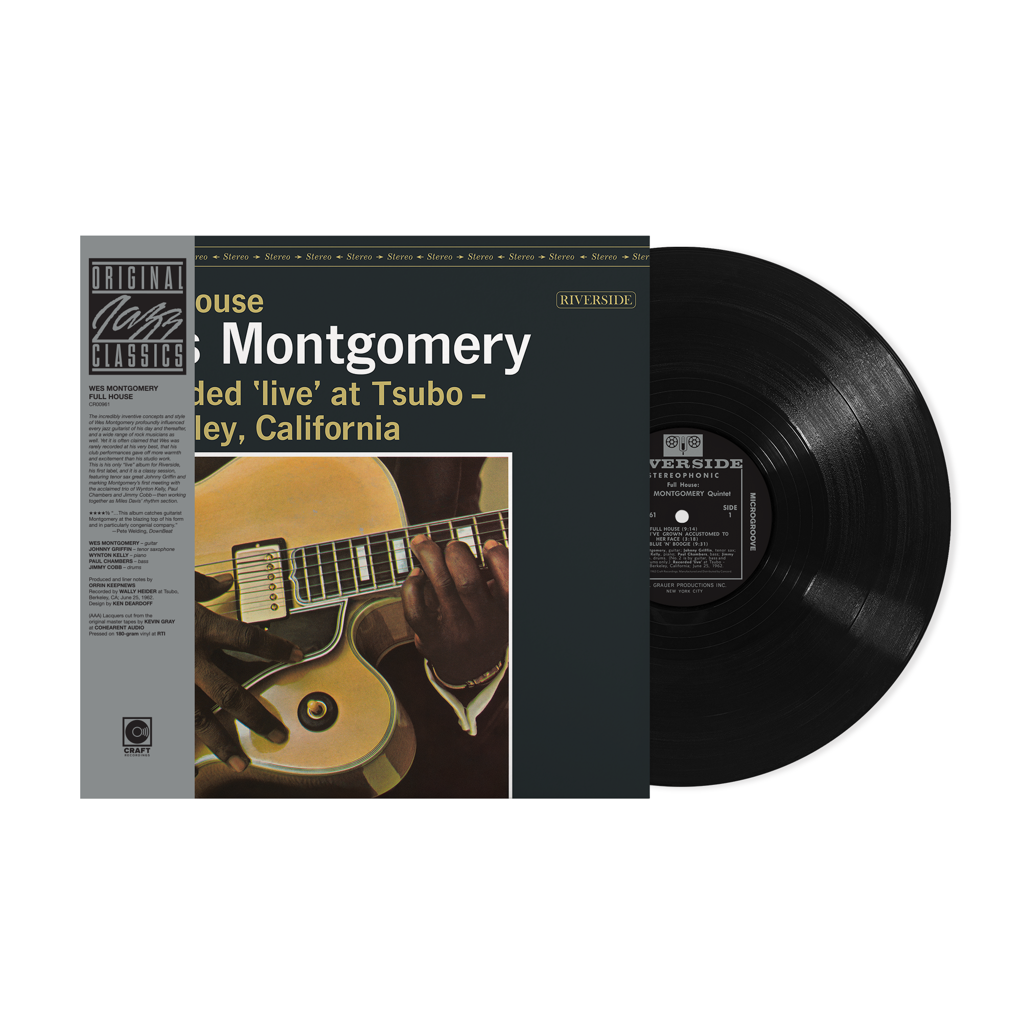 Original Jazz Classics Series Full House LP vinile 180g dal vivo