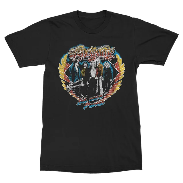 Aerosmith Lick And A Promise t-shirt nera L cotone