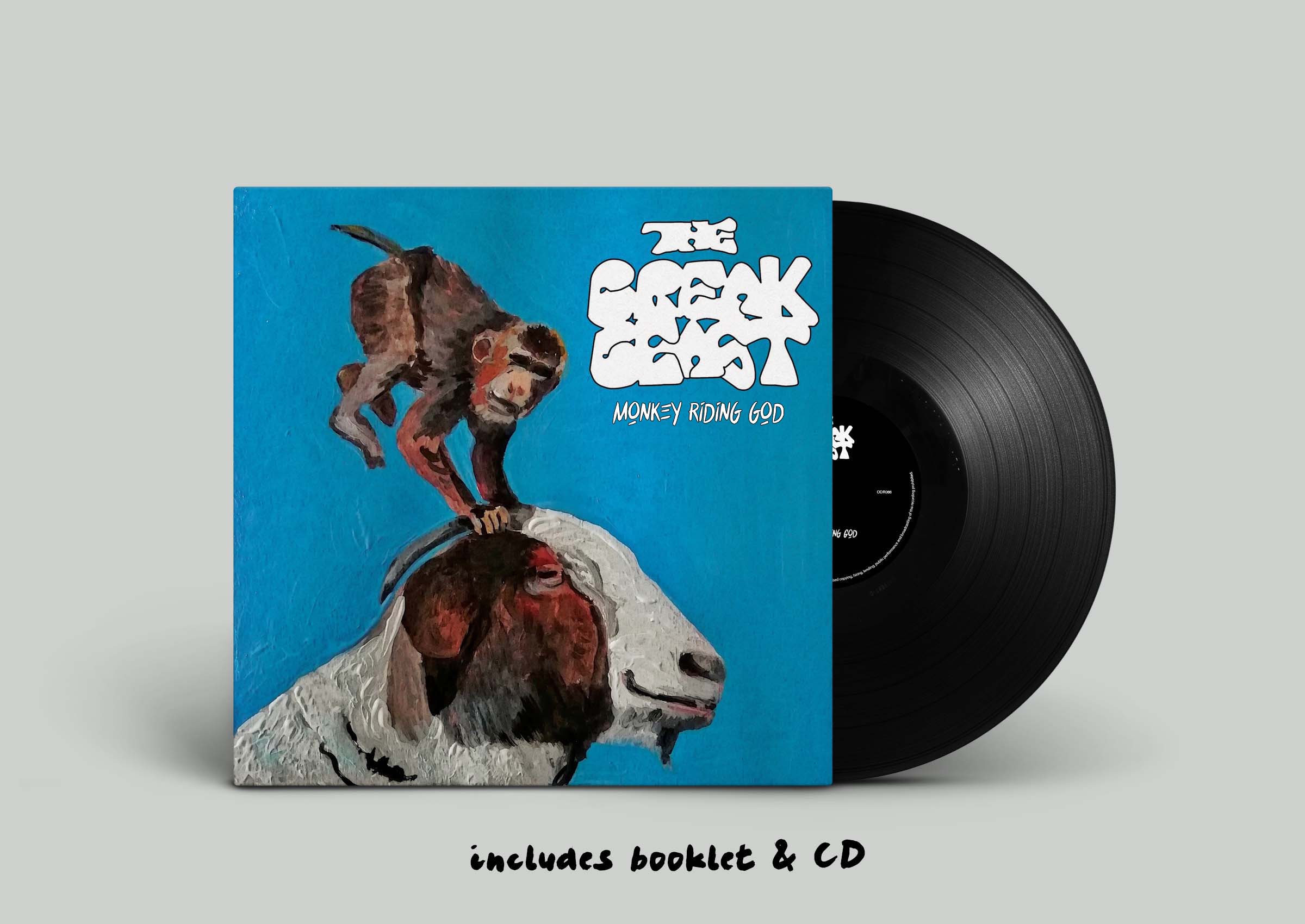 Overdrive Records Monkey Riding God vinile LP originale
