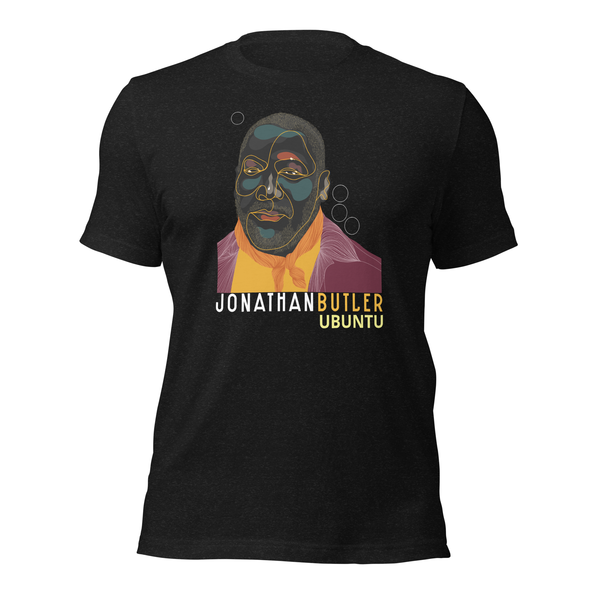 Jonathan Butler Ubuntu maglietta unisex cotone nera
