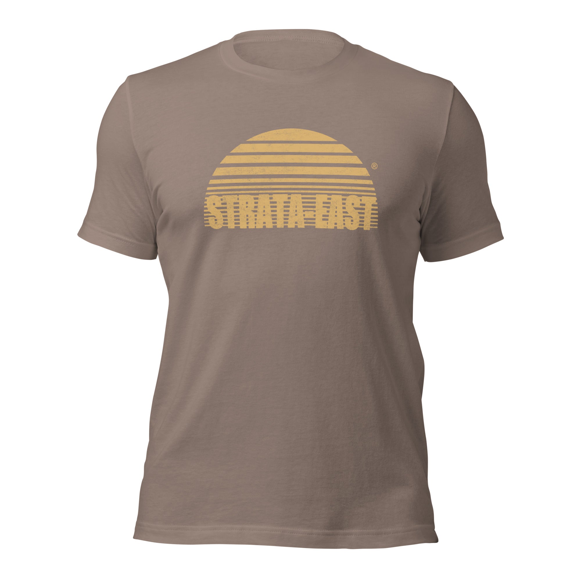 Strata-East Distressed Logo maglietta unisex cotone