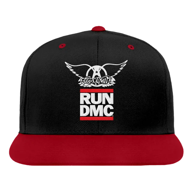 Aerosmith x Run DMC Walk This Way snapback nera