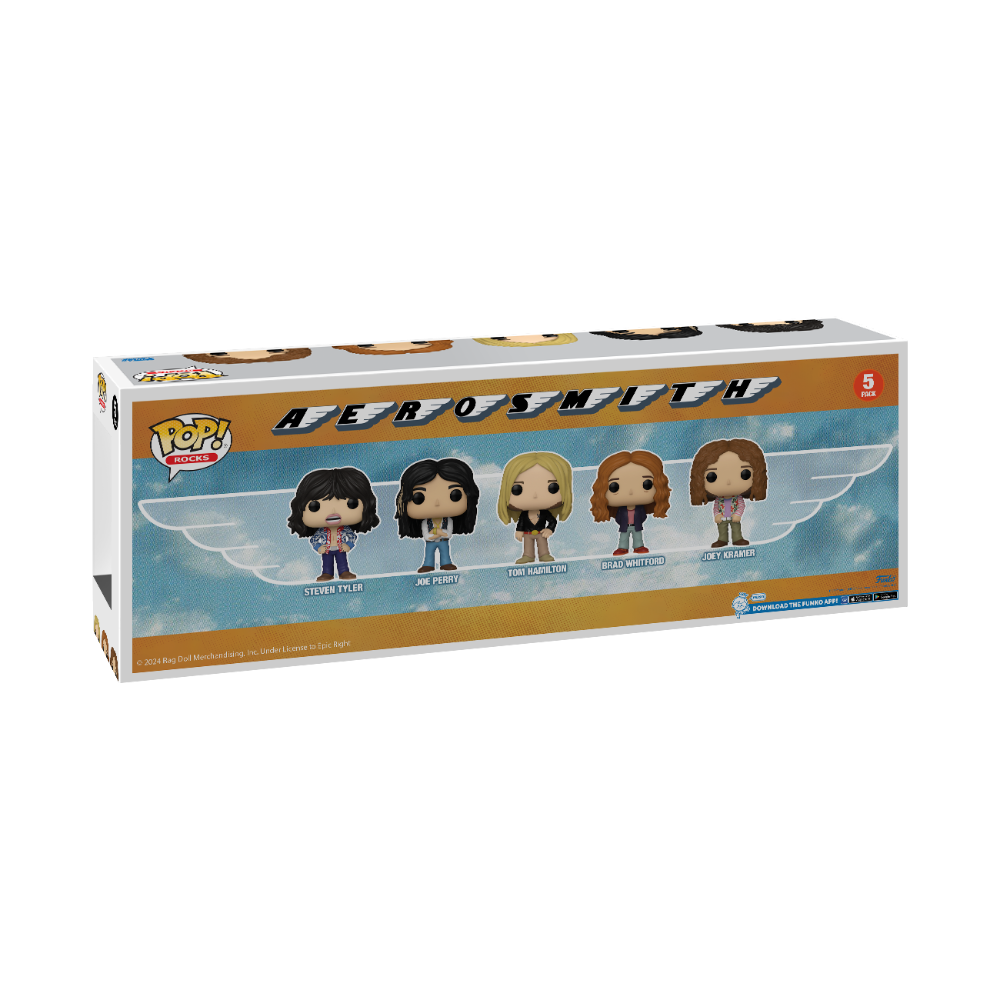 Aerosmith Funko Pop! Rocks 5PK figure vinile 5 pezzi
