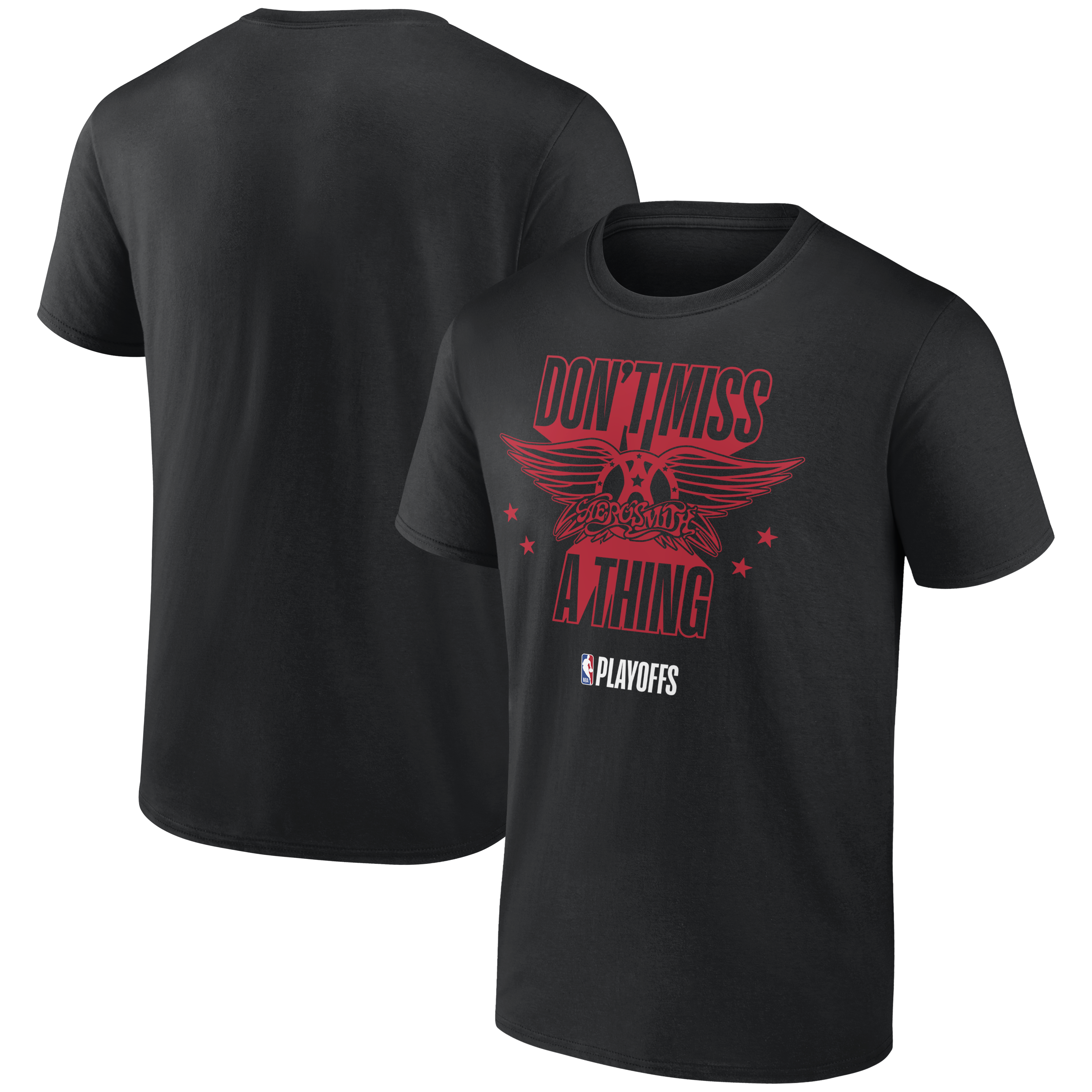 Aerosmith x Fanatics Playoff t-shirt cotone