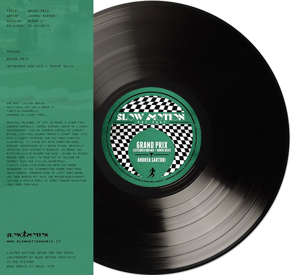 Slow Motion Andrea Sartori Grand Prix vinile extended dub