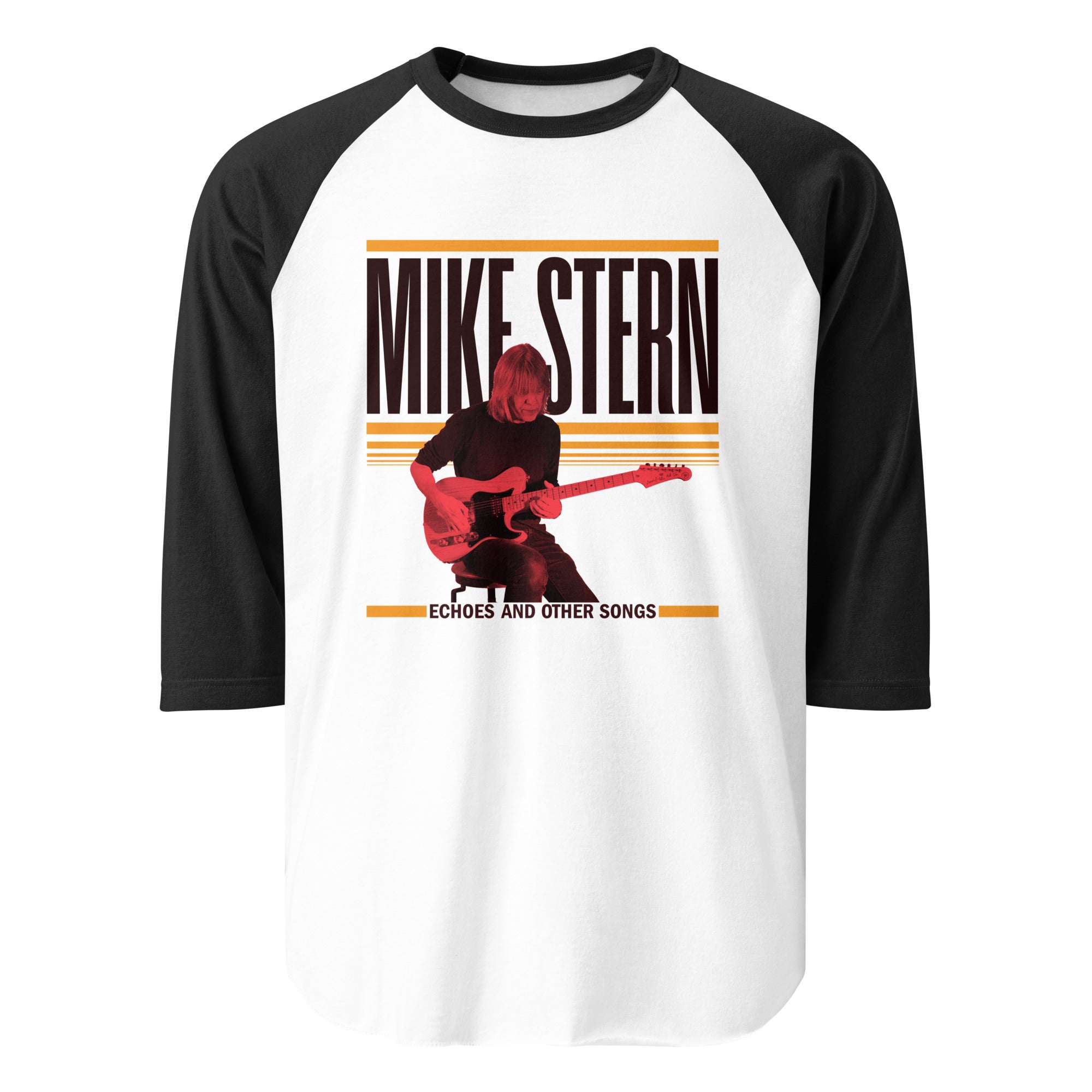Mike Stern Echoes and Other Songs maglietta baseball 3/4